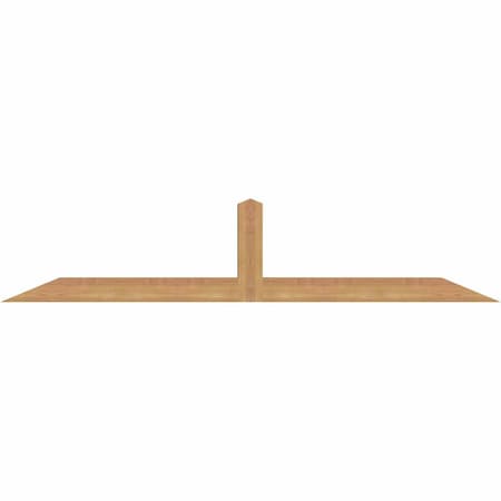 Ekena Millwork Portland Smooth Timber Gable Bracket, Western Red Cedar, 72"W x 15"H x 3 1/2"D x 3 1/2"F, 5/12 Pitch GBW072X15X0404POR00SWR